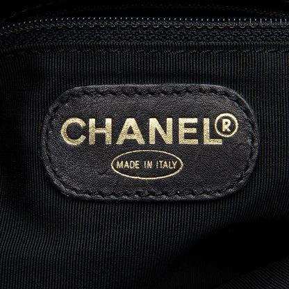 Chanel Vintage Leather CC Tassel Shoulder Bag (SHF-12835)