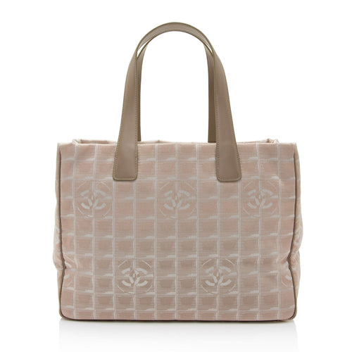 Chanel Vintage Nylon Travel Ligne Large Tote (SHF-ldfHFC)