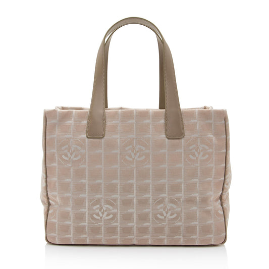 Chanel Vintage Nylon Travel Ligne Large Tote (SHF-ldfHFC)