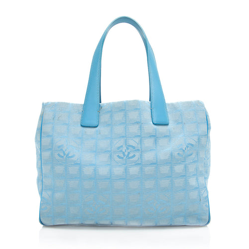 Chanel Vintage Nylon Travel Ligne Large Tote (SHF-18676)