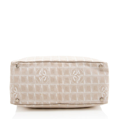 Chanel Vintage Nylon Travel Line Large Tote (SHF-20979)