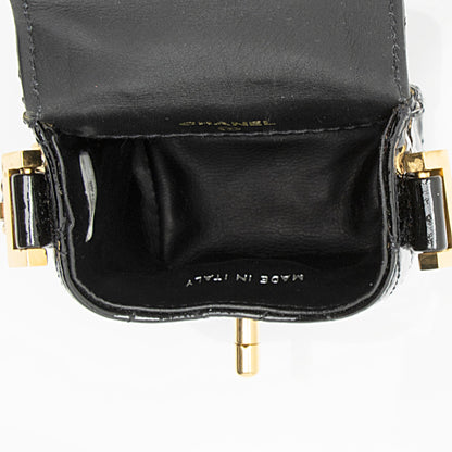 Chanel Vintage Patent Leather CC Phone Holder Crossbody Bag (SHF-23769)
