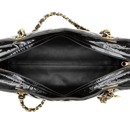 Chanel Vintage Patent Leather CC Tote - FINAL SALE (SHF-19446)