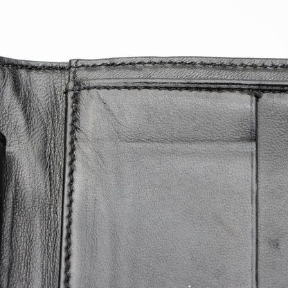 Chanel Vintage Patent Leather Chocolate Bar Wallet (SHF-22754)