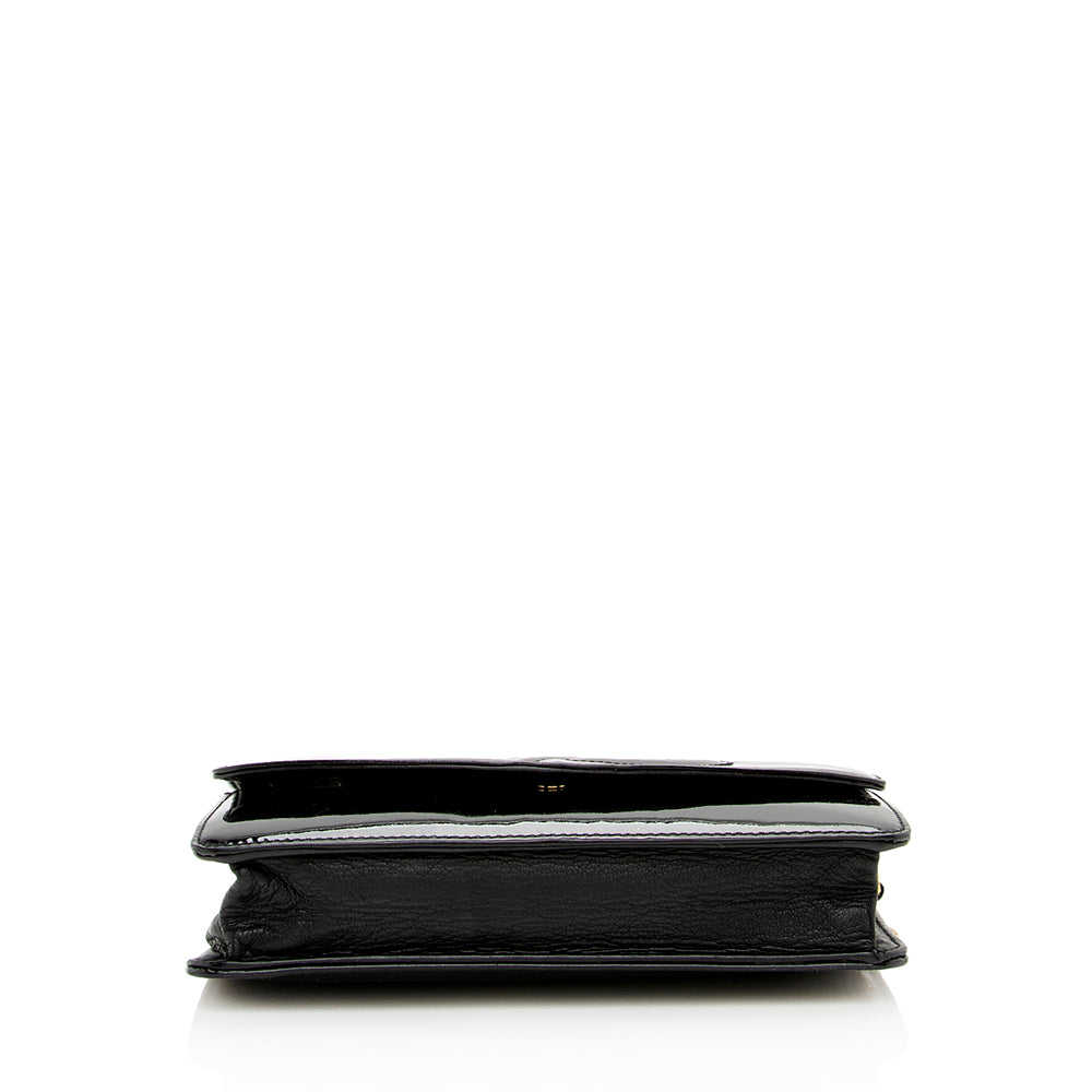 Chanel Vintage Patent Leather Timeless Wallet on Chain Bag (SHF-16127)