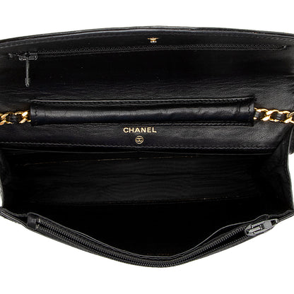 Chanel Vintage Patent Leather Timeless Wallet on Chain Bag (SHF-16127)