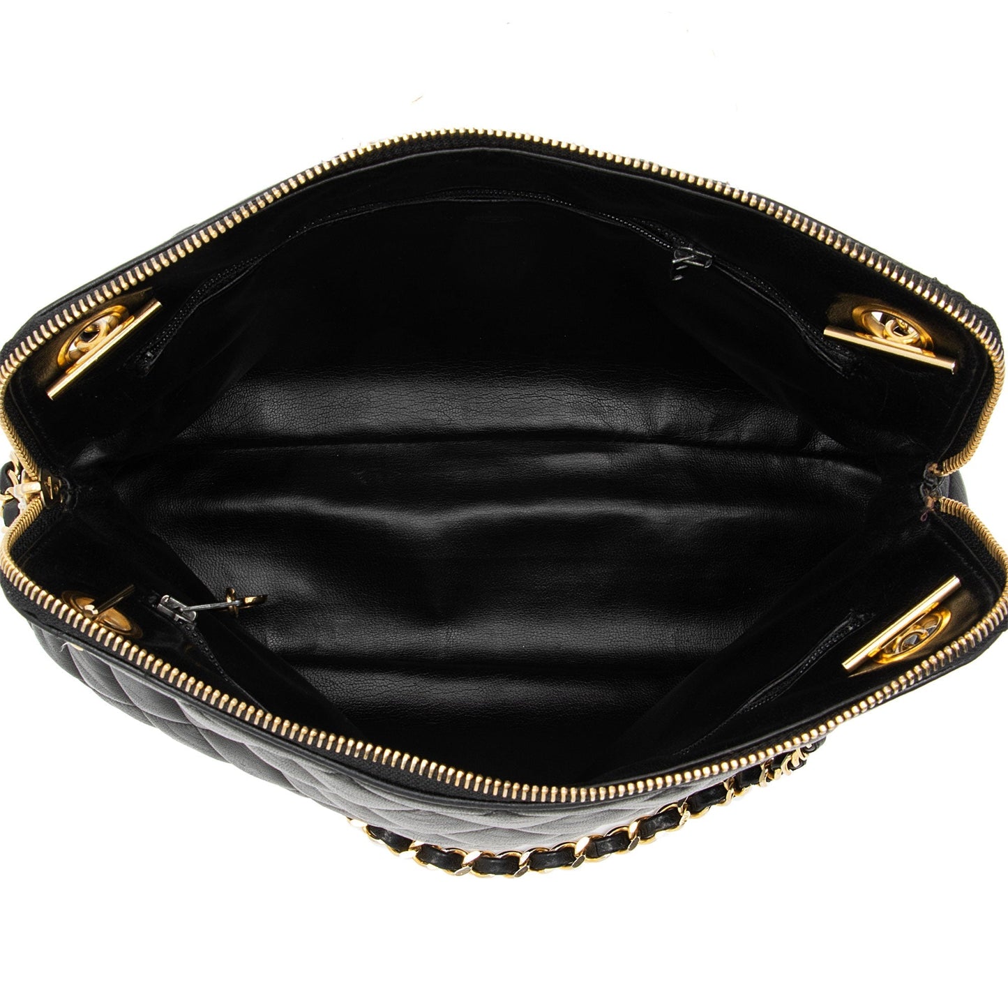 Chanel Vintage Quilted Lambskin Medium Shoulder Bag (SHF-lBlF7a)