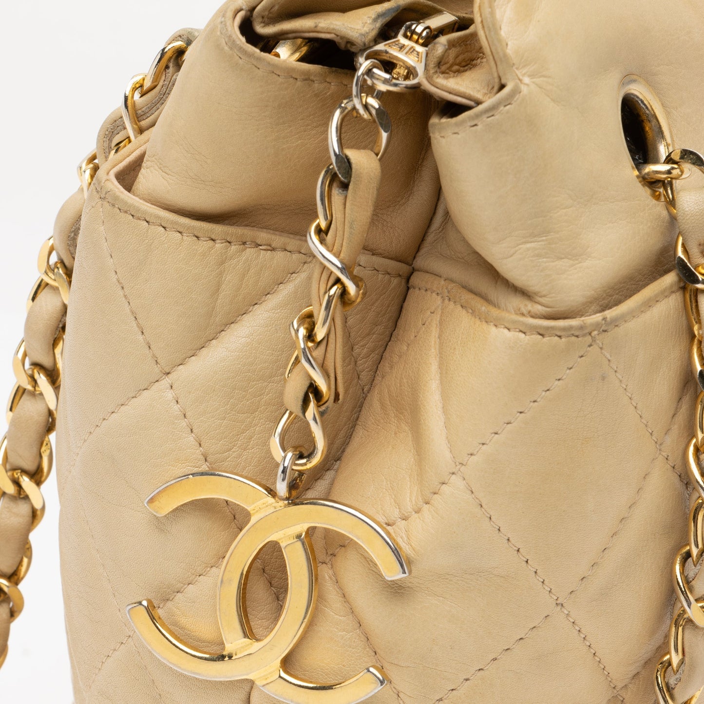 Chanel Vintage Quilted Lambskin Shoulder Bag - FINAL SALE (SHF-23722)