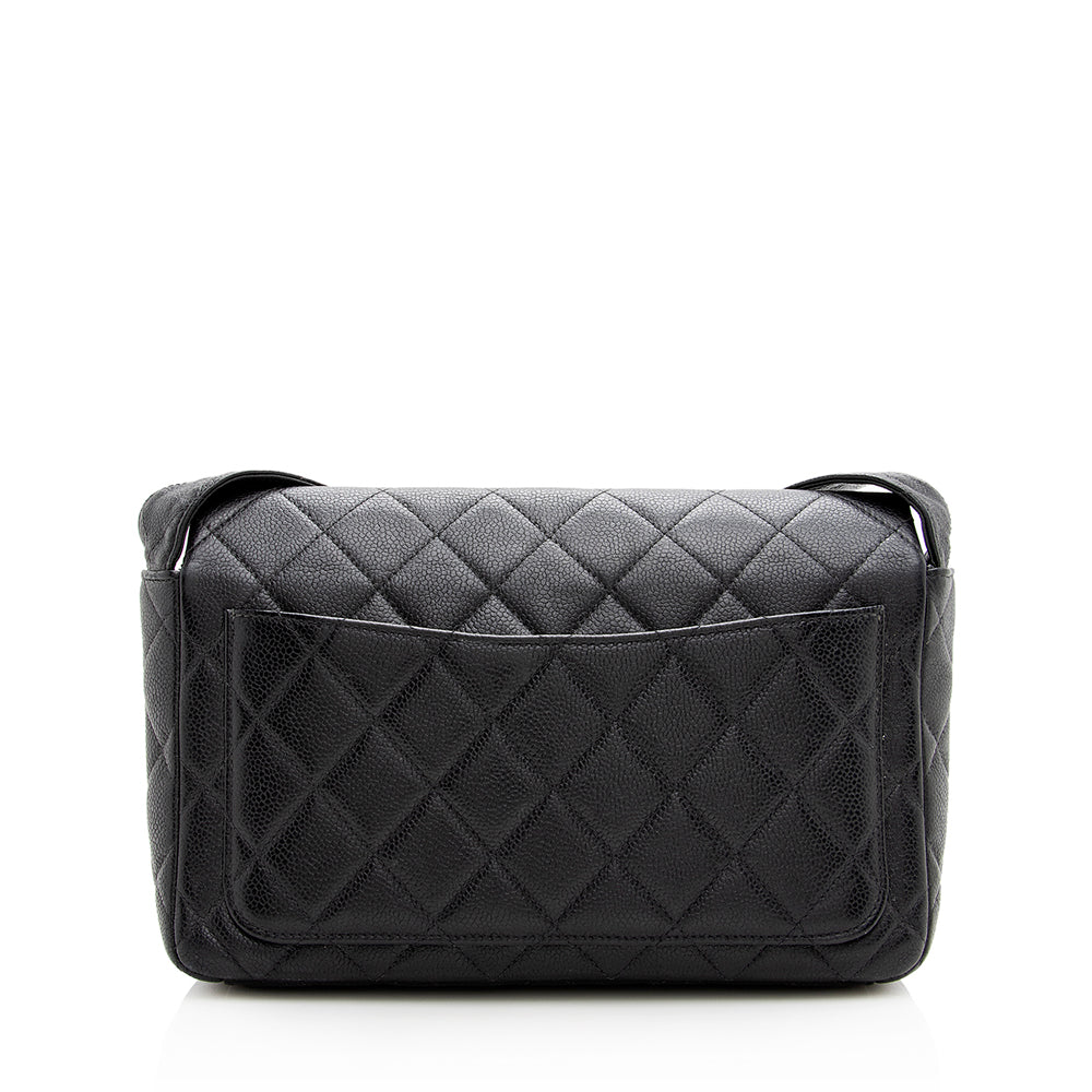 Chanel Vintage Quilted Leather Flap Shoulder Bag (SHF-18935)