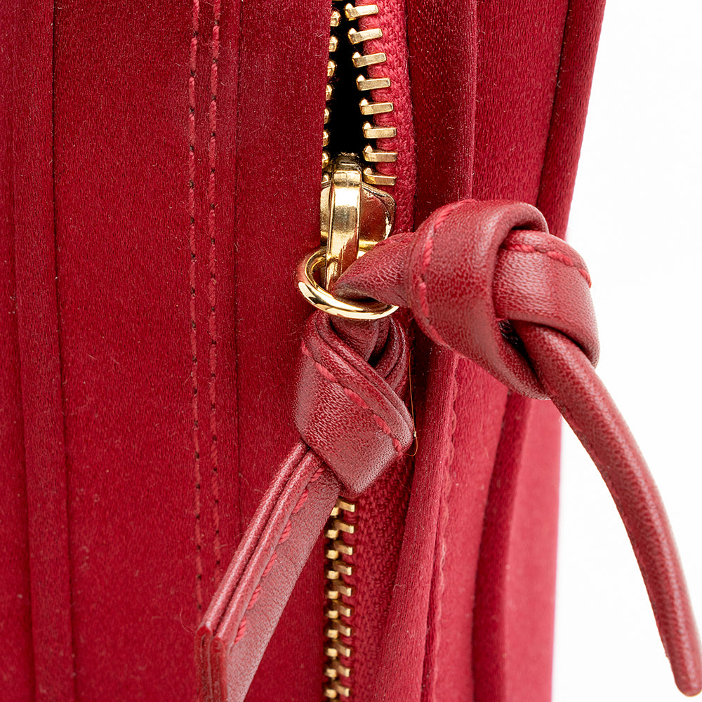 Chanel Vintage Satin Ribbon Small Shoulder Bag (SHF-19278)