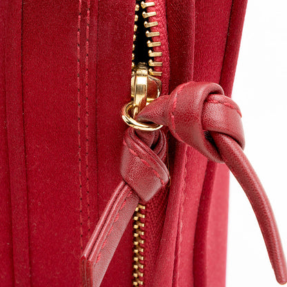 Chanel Vintage Satin Ribbon Small Shoulder Bag (SHF-19278)