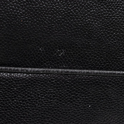 Chanel Washed Caviar Leather Mademoiselle Accordion Flap Bag (SHF-18925)