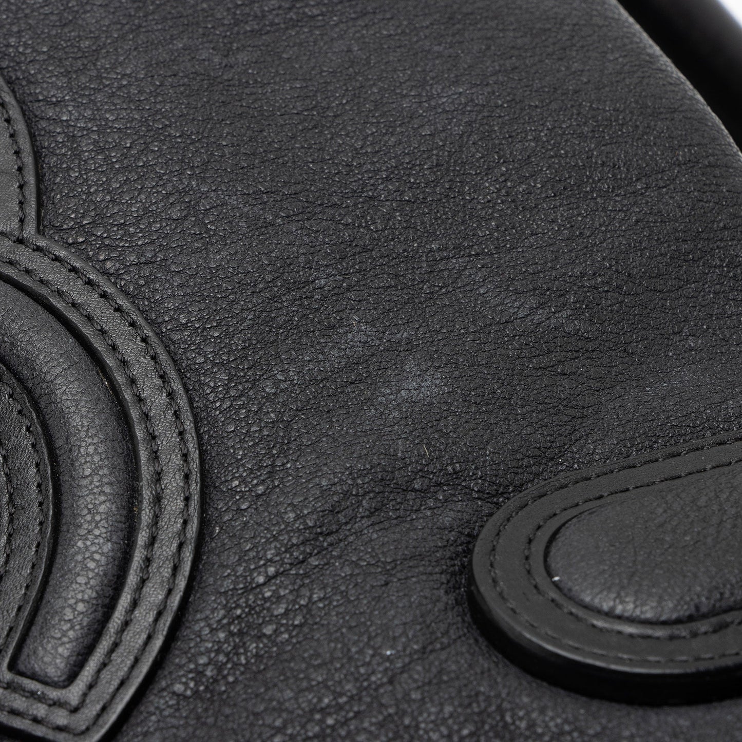 Chanel Washed Grained Calfskin CC Cup Satchel (SHF-NgmyTU)