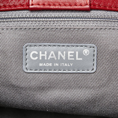 Chanel Wild Stitch CC Sea Hit Lambskin Leather Satchel (SHG-YEsKTJ)