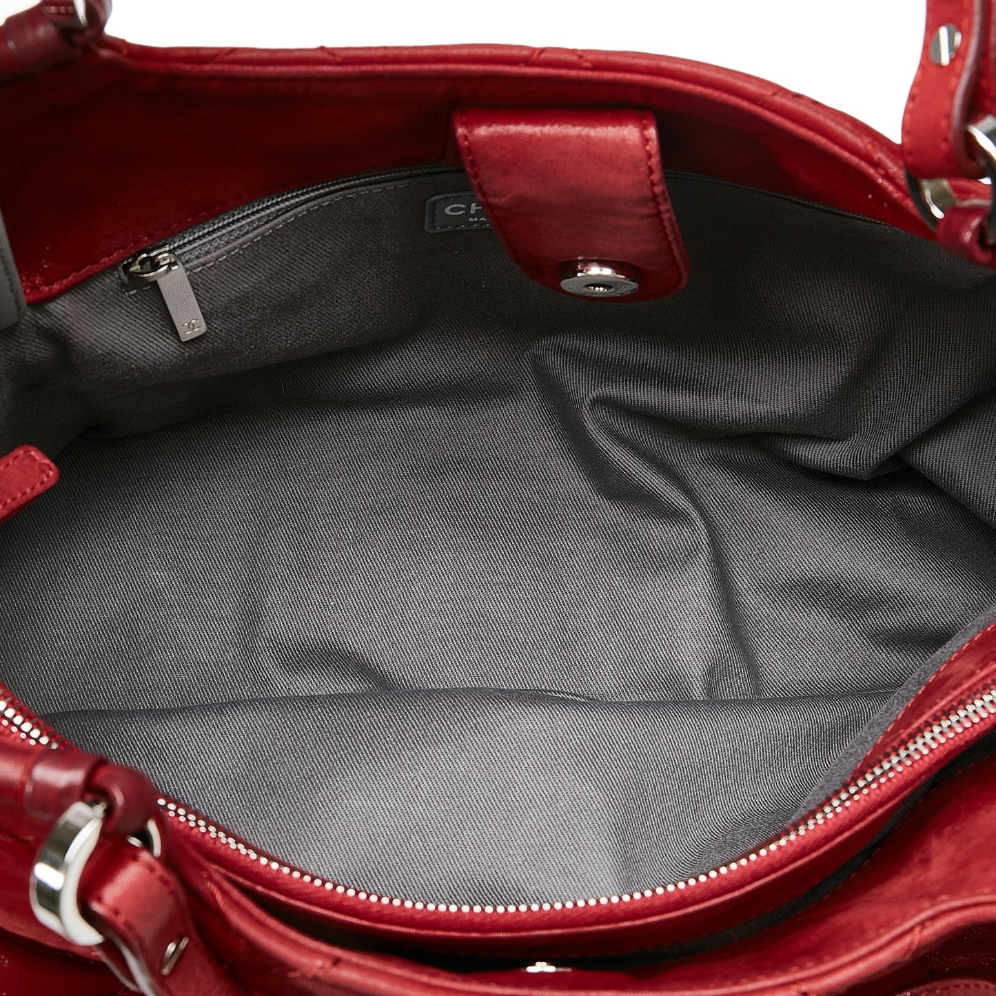 Chanel Wild Stitch CC Sea Hit Lambskin Leather Satchel (SHG-YEsKTJ)
