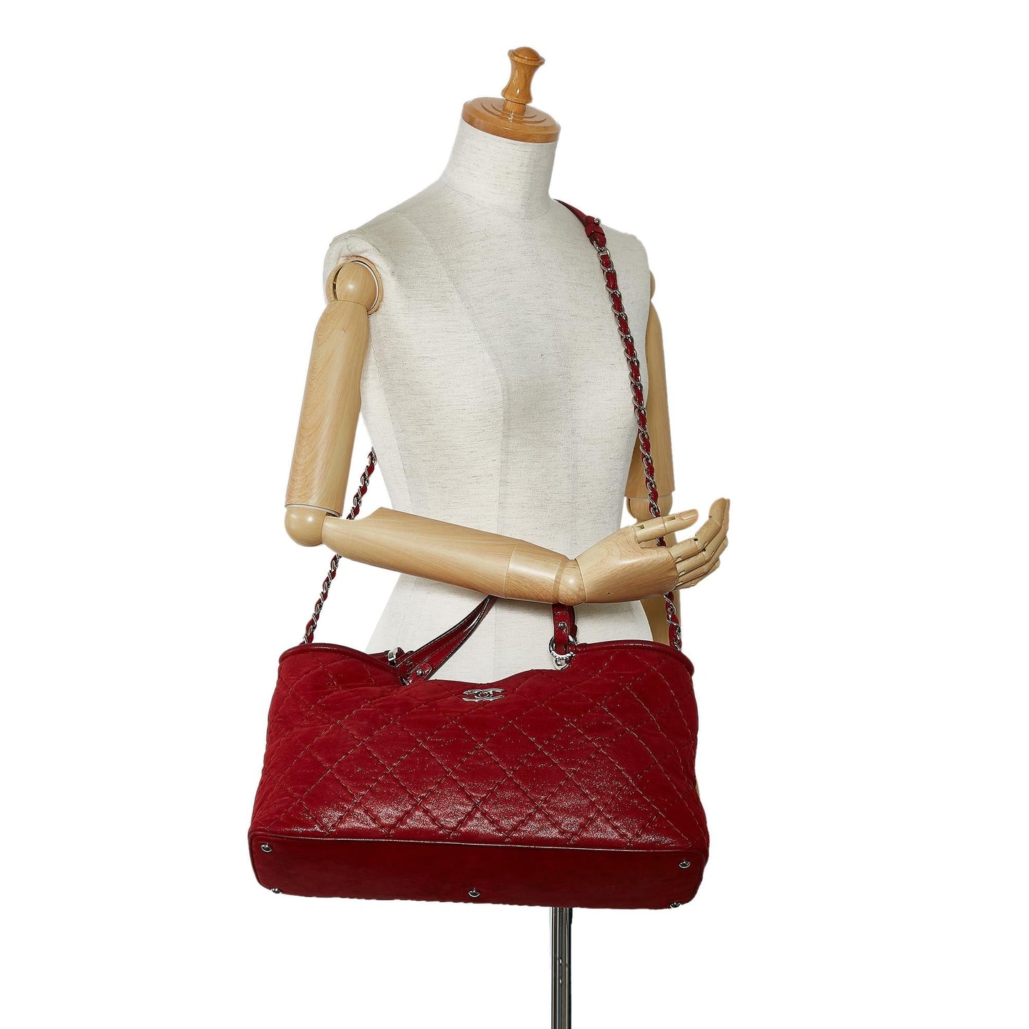 Chanel Wild Stitch CC Sea Hit Lambskin Leather Satchel (SHG-YEsKTJ)