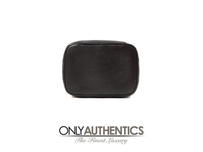Chanel Vintage Black Leather Vanity Case