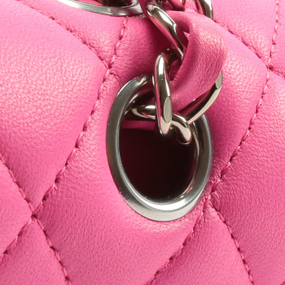 CHANEL 2021 Medium Classic Double Flap Lambskin- Bubblegum Pink