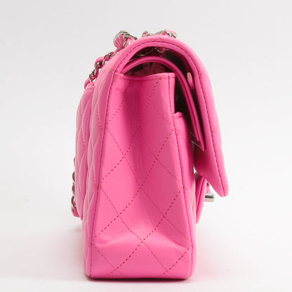 CHANEL 2021 Medium Classic Double Flap Lambskin- Bubblegum Pink