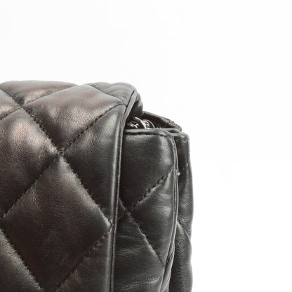 CHANEL Maxi 3 Accordion Flap Black Bag OUTLET FINAL SALE