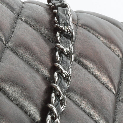 CHANEL Maxi 3 Accordion Flap Black Bag OUTLET FINAL SALE