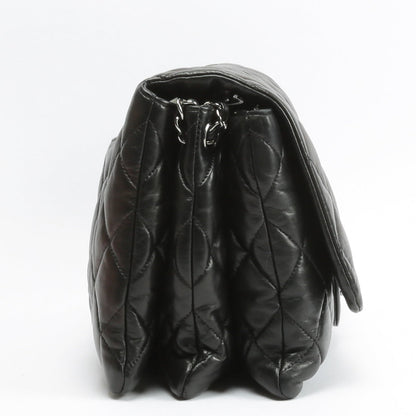 CHANEL Maxi 3 Accordion Flap Black Bag OUTLET FINAL SALE