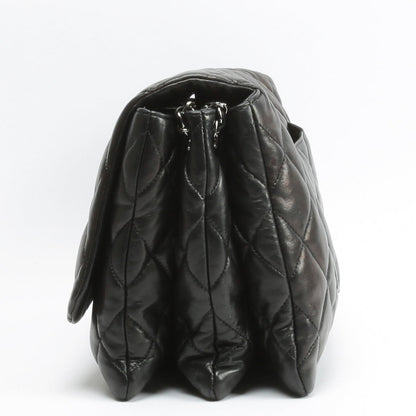 CHANEL Maxi 3 Accordion Flap Black Bag OUTLET FINAL SALE