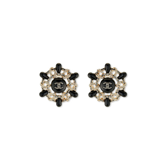 Chanel round earrings - Mtiers d'art Hambourg 2017/2018
