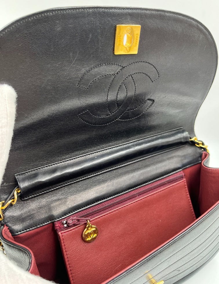 Chanel Vintage Half Moon Flap bag