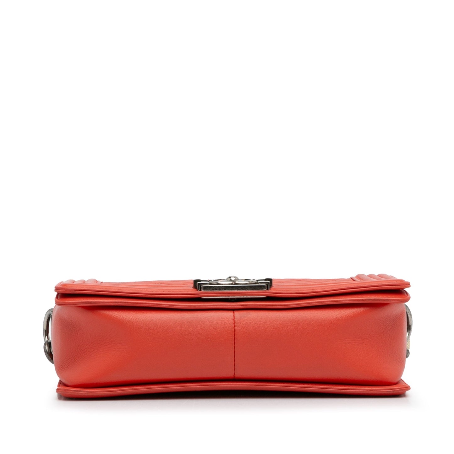 Chanel Sac Medium Lambskin Boy Galuchat Strap Flap Bag