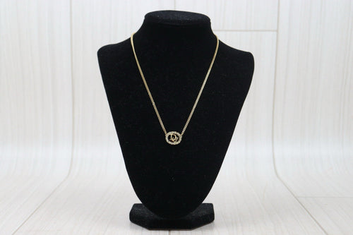 Good ( Rank AB)  Dior Heat Rhinestone Necklace 24102211