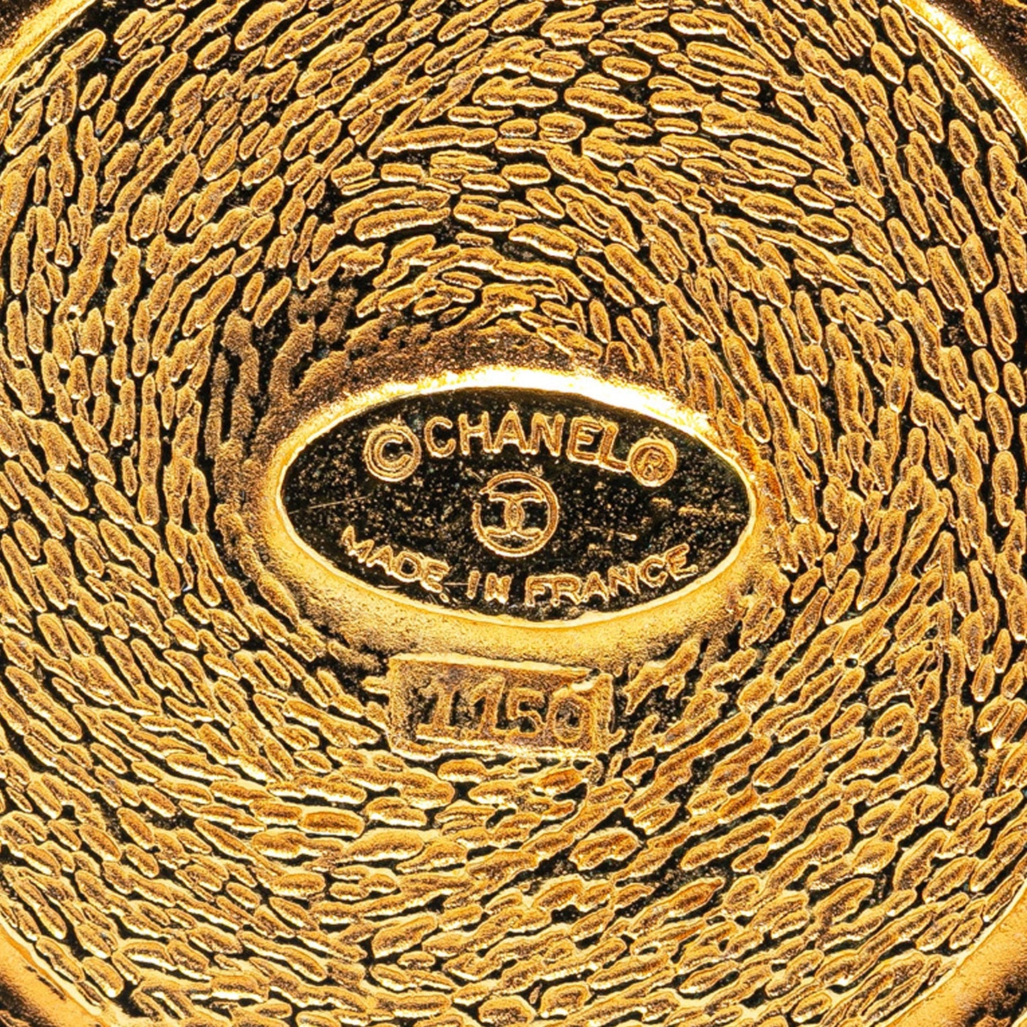Gold Chanel Gold Plated 31 Rue Cambon Brooch