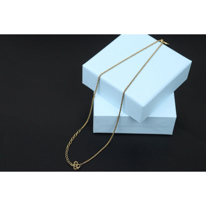 Good ( Rank AB) Dior CD Necklace Gold Plated VT25030126