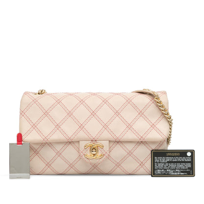 Chanel Sac Jumbo Quilted Calfskin Triple Stitched Flap
