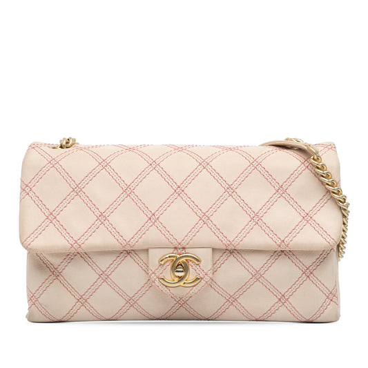Chanel Sac Jumbo Quilted Calfskin Triple Stitched Flap