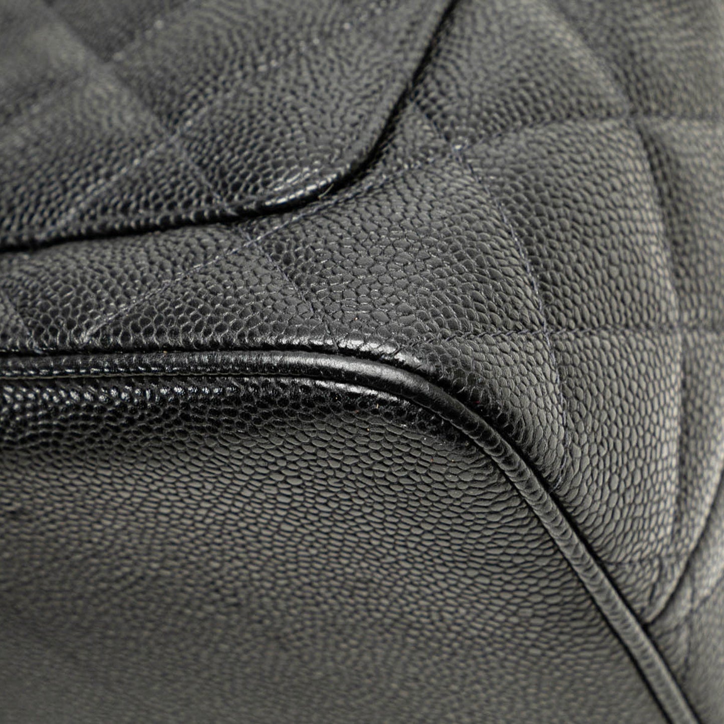 Black Chanel Caviar Medallion Tote