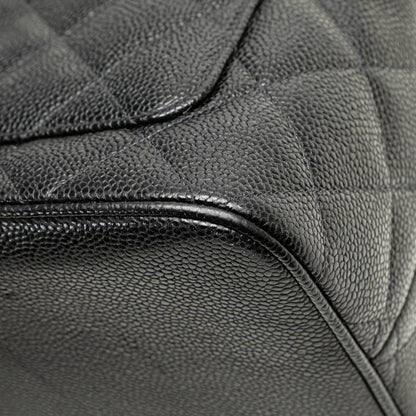 Black Chanel Caviar Medallion Tote