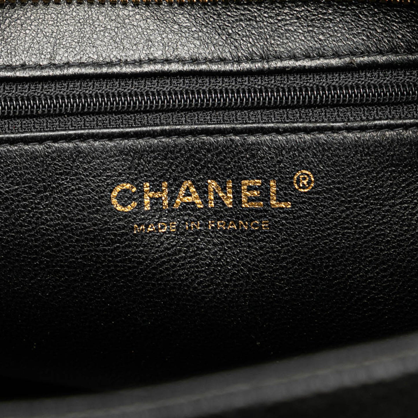 Black Chanel Caviar Medallion Tote