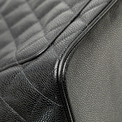 Black Chanel Caviar Medallion Tote