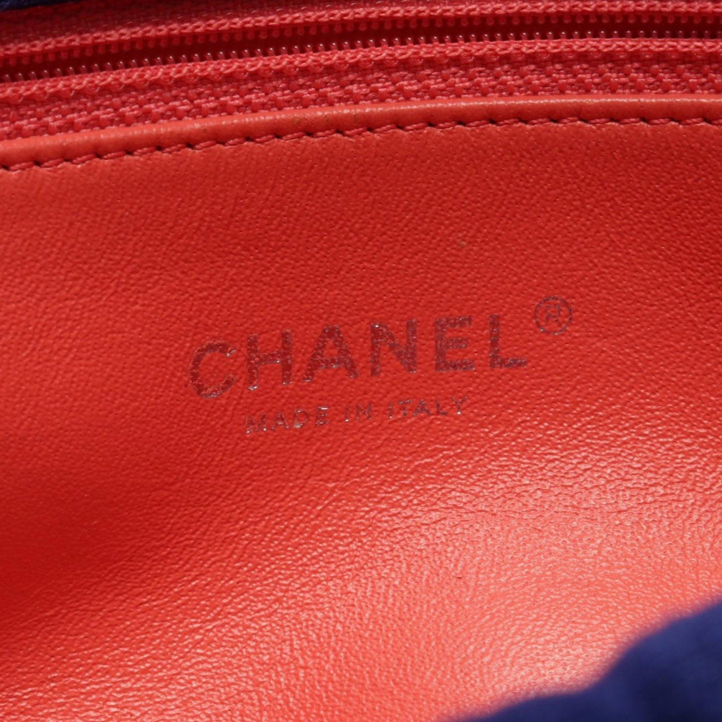 Blue Chanel Quilted Jersey Mademoiselle Flap Crossbody Bag