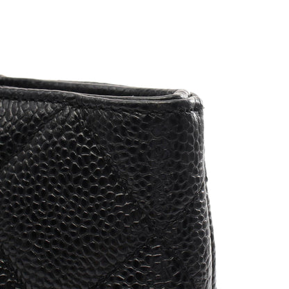 Black Chanel Caviar Medallion Tote