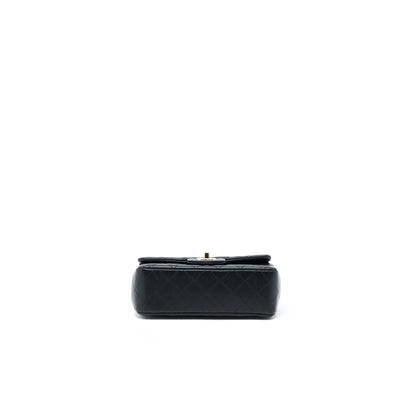Chanel Mini Rectangular with coco bag charm Limited Edition Lambskin Black LGHW