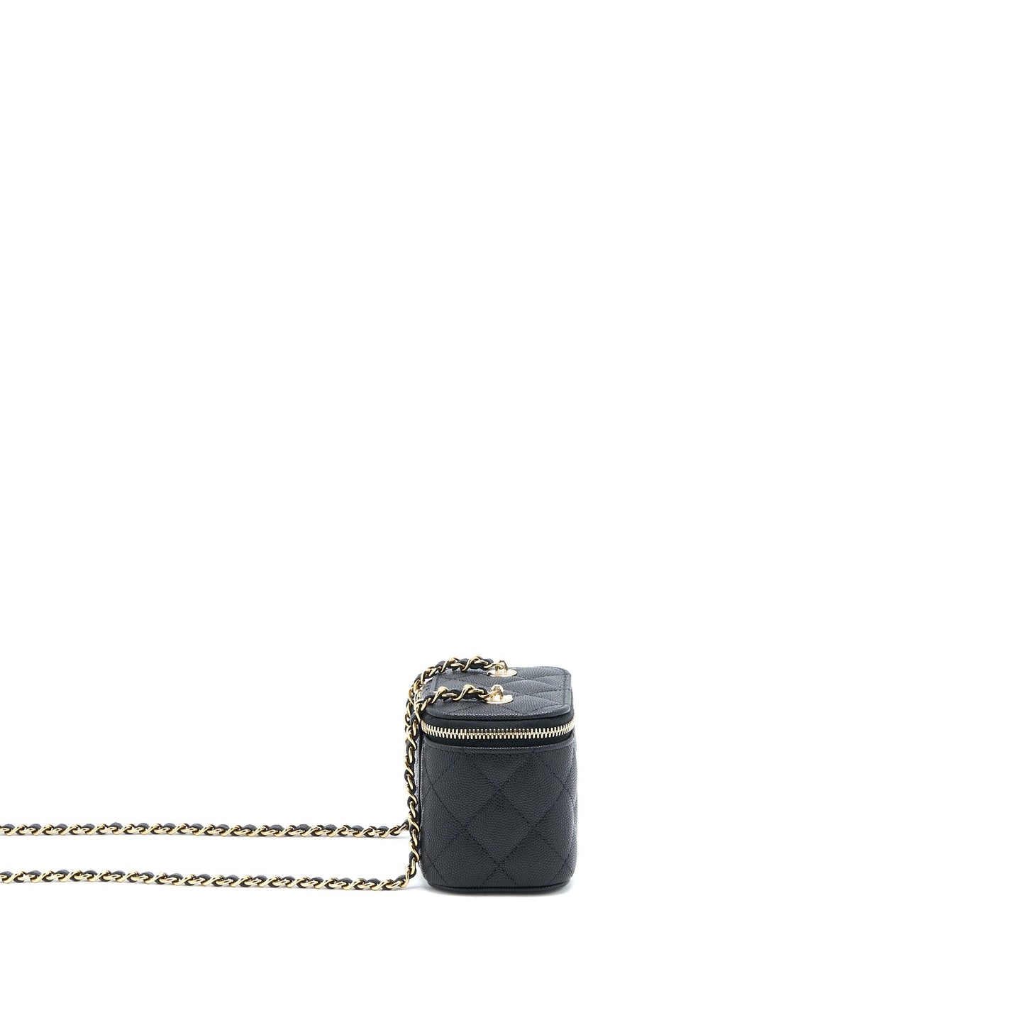 Chanel Mini Vanity with Chain Caviar Black LGHW