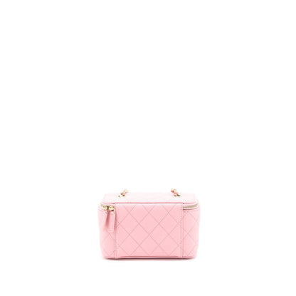 Chanel Long Vanity With Chain Caviar Pink LGHW