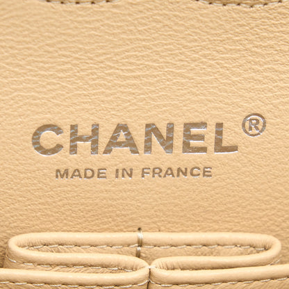 Chanel Classic Double Flap Bag Caviar Light Beige SHW