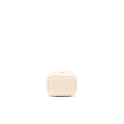 Chanel Mini Vanity Light Beige Caviar GHW