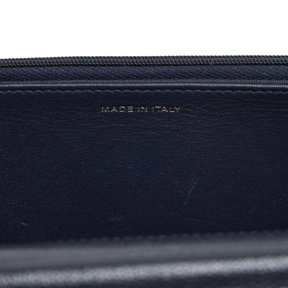 Chanel Classic Wallet On Chain Caviar Navy LGHW