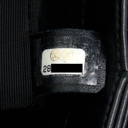 Chanel Seasonal Top Handle Flap Bag Calfskin Black GHW