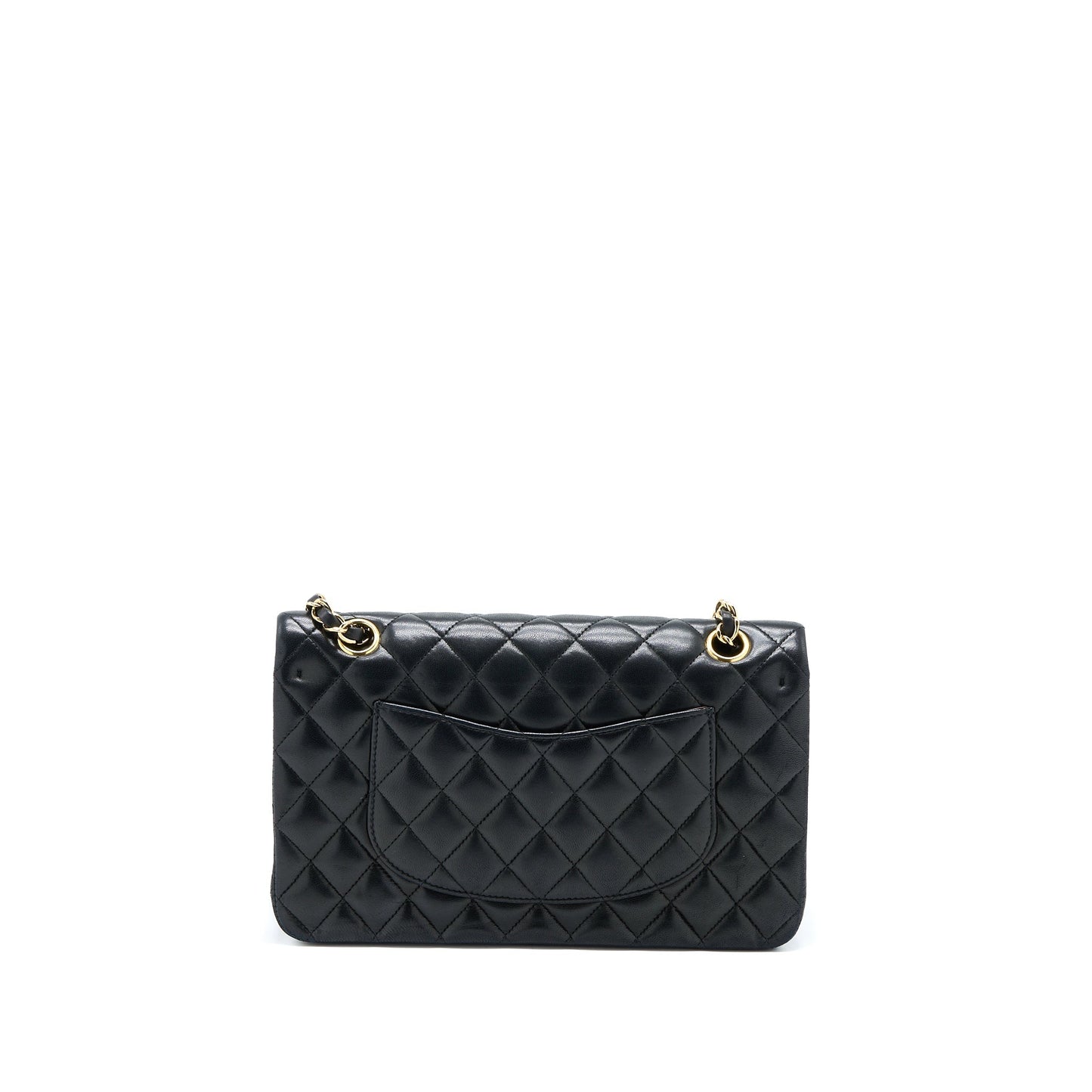Chanel Medium Classic Double Flap Bag Lambskin Black GHW