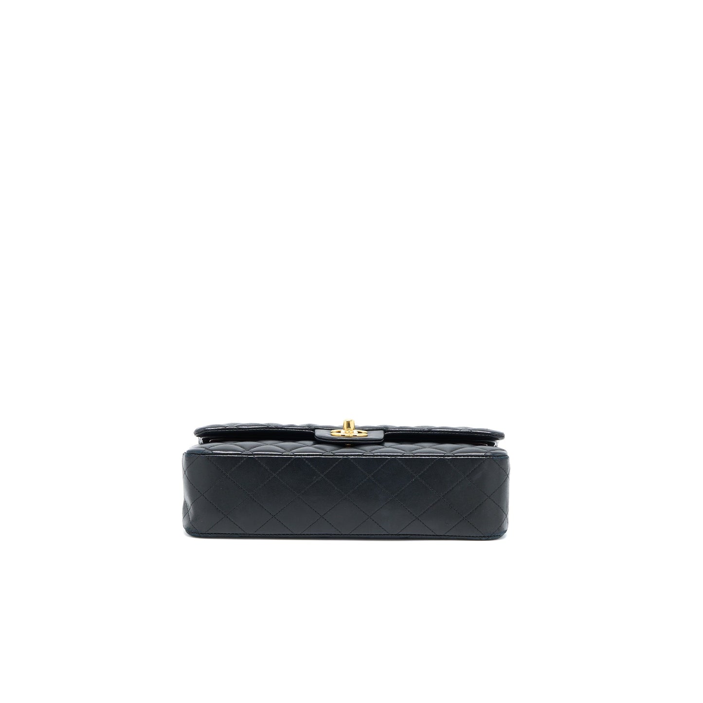 Chanel Medium Classic Double Flap Bag Lambskin Black GHW